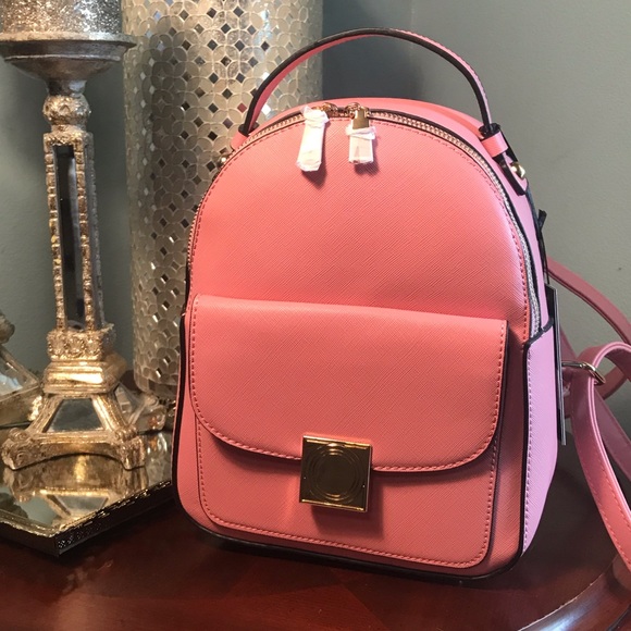 Handbags - LA TERRE FASHION Pink Medium backpack